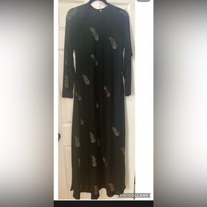 Elegant Black Long Sleeve Dress